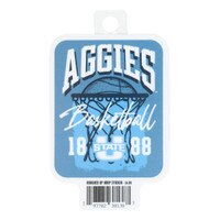 U-State Aggies Basketball 1888 Sticker - 4 In.